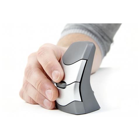 DXT Precision Mouse, RF Wireless, Ufficio, Pressed buttons, Rotella, PC, Grigio - Foto 2